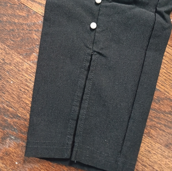 Black Shein Dress pants with Pearl accent - Picture 3 of 6